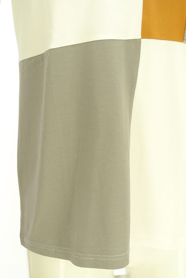 MEN'S MELROSE（メンズメルローズ）の古着「Vネック配色Tシャツ（Ｔシャツ）」大画像５へ