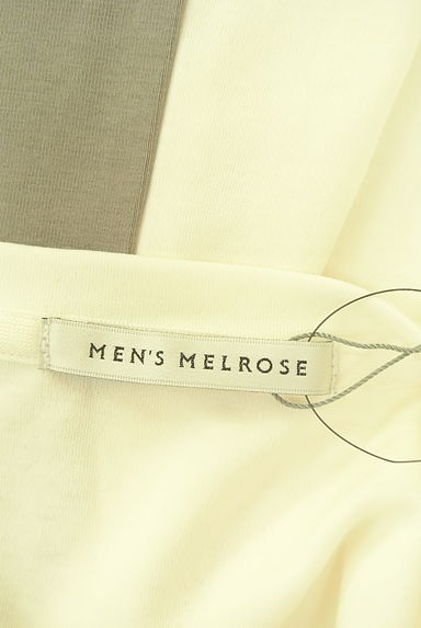 MEN'S MELROSE（メンズメルローズ）の古着「Vネック配色Tシャツ（Ｔシャツ）」大画像６へ
