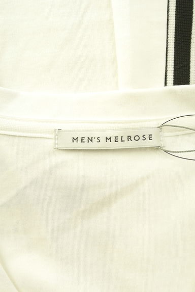 クリックで大画像表示 MEN'S MELROSE(メンズメルローズ)の古着「ストライプMIX別地切替カットソー(カットソー・プルオーバー)」大画像6へ