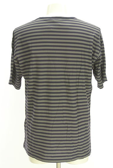 ato（アトウ）の古着「ボーダー柄ポケット付きTシャツ（Ｔシャツ）」大画像２へ