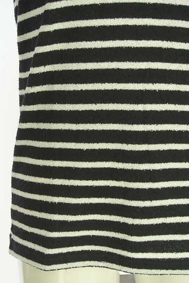 クリックで大画像表示 wjk(ダブルジェイケイ)の古着「ボーダー×チェックパイルTシャツ(カットソー・プルオーバー)」大画像5へ
