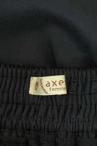 クリックで大画像表示 axes femme(アクシーズファム)の古着「チェック柄切替タックフレアスカート(ロングスカート・マキシスカート)」大画像6へ