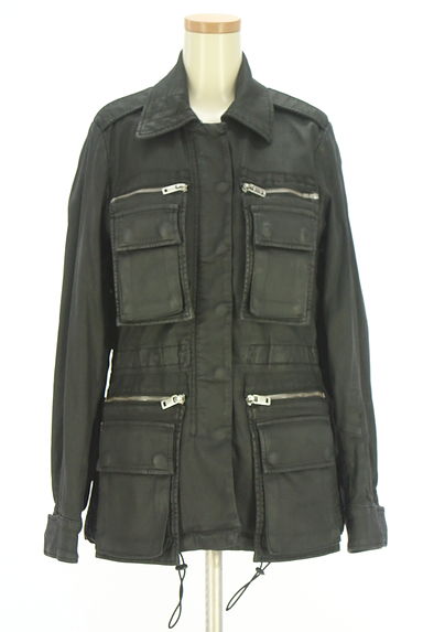 クリックで大画像表示 DIESEL(ディーゼル)の古着「ミドル丈ミリタリージャケット(ブルゾン・スタジャン)」大画像1へ