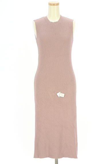 クリックで大画像表示 PROPORTION BODY DRESSING(プロポーションボディドレッシング)の古着「透かしニットカーデ+ロングワンピース(ツーピース(ジャケット+ワンピース))」大画像4へ