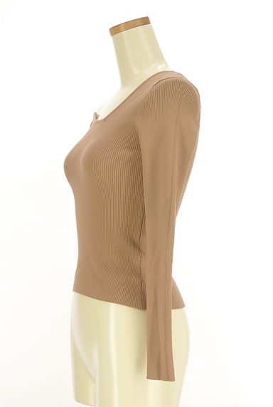 クリックで大画像表示 eimy istoire(エイミーイストワール)の古着「アシメリブニット(ニット)」大画像3へ