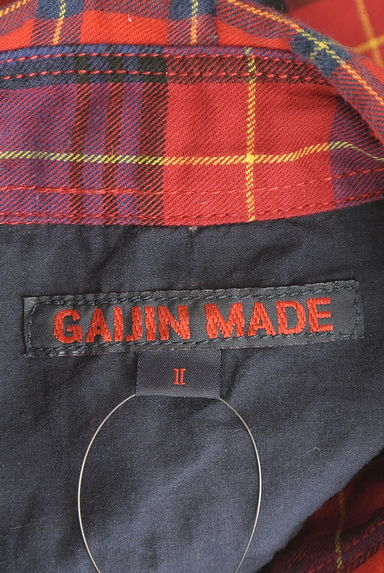 クリックで大画像表示 Hollywood Ranch Market(ハリウッドランチマーケット)の古着「GAIJIN MADE チェック柄切替シャツ(カジュアルシャツ)」大画像6へ