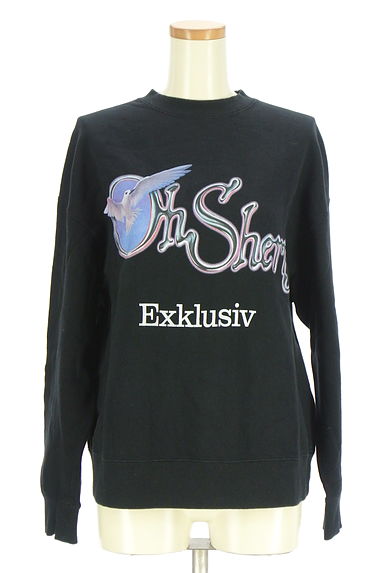 クリックで大画像表示 Oh Sherry(オーシェリー)の古着「プリントスウェットトップス(スウェット・パーカー)」大画像1へ