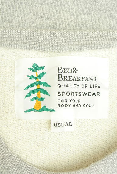 クリックで大画像表示 bed&breakfast(ベッドアンドブレックファスト)の古着「ノースリスウェットトップス(ベスト・ジレ)」大画像6へ
