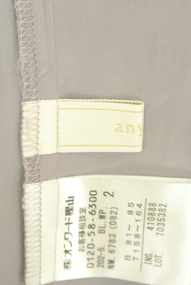 anySiS（エニィスィス）トップス買取実績のブランドタグ画像