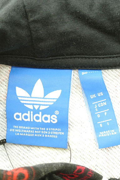 クリックで大画像表示 adidas(アディダス)の古着「カラフルadidasロゴ柄ジップアップスウェットパーカー(スウェット・パーカー)」大画像6へ