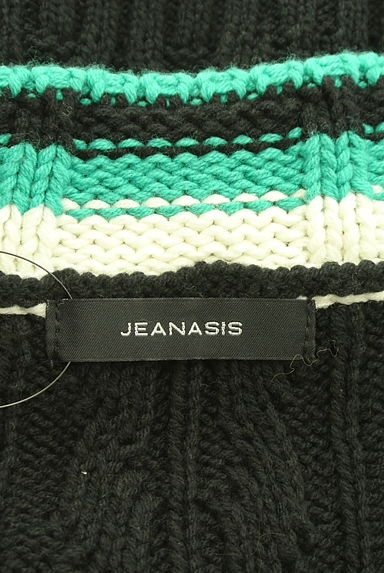 クリックで大画像表示 JEANASiS(ジーナシス)の古着「オーバーサイズケーブル編みニットベスト(ベスト・ジレ)」大画像6へ