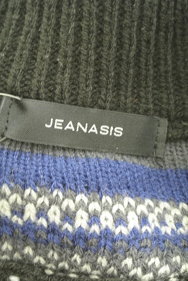 クリックで大画像表示 JEANASiS(ジーナシス)の古着「エスニック柄オーバーサイズニットカーデ(カーディガン・ボレロ)」大画像6へ