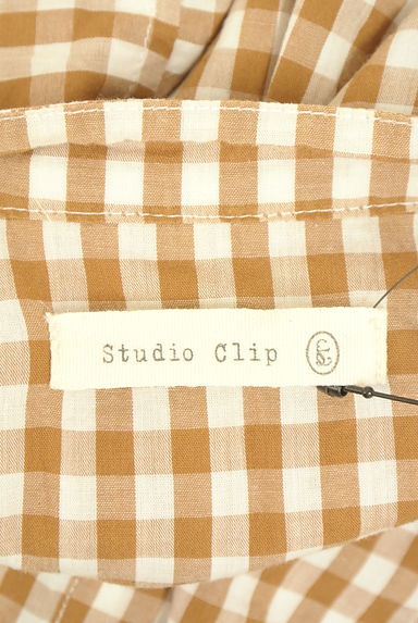 クリックで大画像表示 studio CLIP(スタディオクリップ)の古着「バンドカラーチェックシャツ(カジュアルシャツ)」大画像6へ