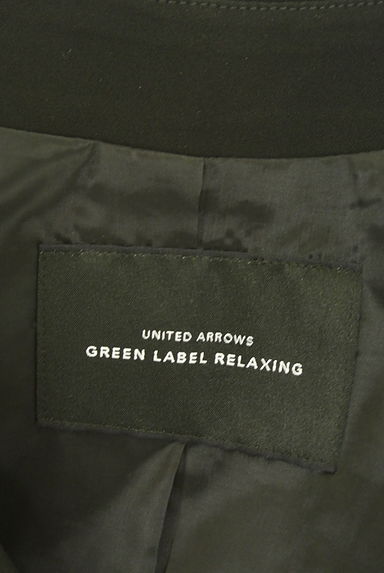 クリックで大画像表示 green label relaxing(グリーンレーベル リラクシング)の古着「ノーカラーワンホックジャケット(ジャケット)」大画像6へ