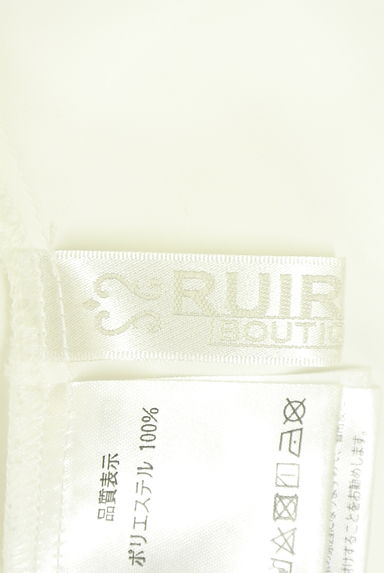 クリックで大画像表示 RUIRUE BOUTIQUE(ルイルエブティック)の古着「ボリューム袖フロントタックブラウス(カットソー・プルオーバー)」大画像6へ