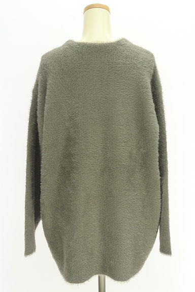 クリックで大画像表示 PROPORTION BODY DRESSING(プロポーションボディドレッシング)の古着「パールボタンシャギーニットカーディガン(カーディガン・ボレロ)」大画像2へ
