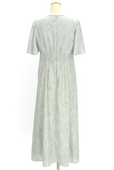 PROPORTION BODY DRESSING（プロポーションボディドレッシング）の古着「花柄パイピングワンピース（ワンピース・チュニック）」大画像２へ