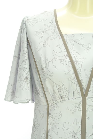 PROPORTION BODY DRESSING（プロポーションボディドレッシング）の古着「花柄パイピングワンピース（ワンピース・チュニック）」大画像４へ