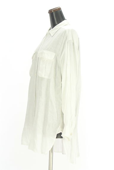 クリックで大画像表示 MAX MARA(マックスマーラ)の古着「リネンワークシャツ(ブラウス)」大画像3へ