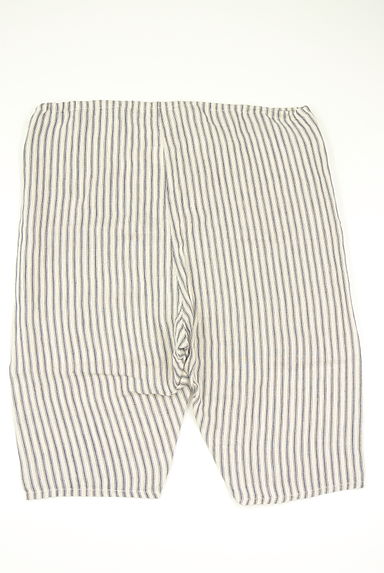 クリックで大画像表示 JOURNAL STANDARD(ジャーナルスタンダード)の古着「ストライプ柄リネンハーフパンツ(ショートパンツ・ハーフパンツ)」大画像2へ