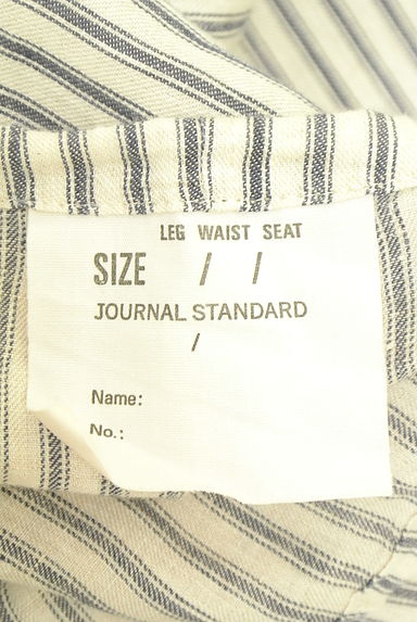 クリックで大画像表示 JOURNAL STANDARD(ジャーナルスタンダード)の古着「ストライプ柄リネンハーフパンツ(ショートパンツ・ハーフパンツ)」大画像6へ