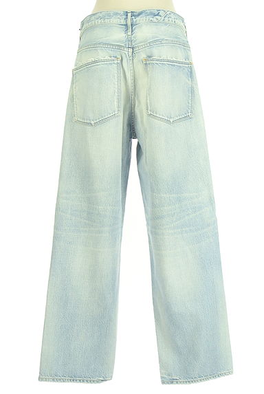 クリックで大画像表示 upper hights(アッパーハイツ)の古着「ダメージ加工セミワイドデニム(デニムパンツ)」大画像2へ