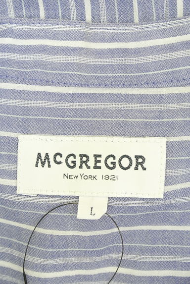 クリックで大画像表示 McGREGOR(マックレガー)の古着「マルチストライプ柄カットソー(カットソー・プルオーバー)」大画像6へ