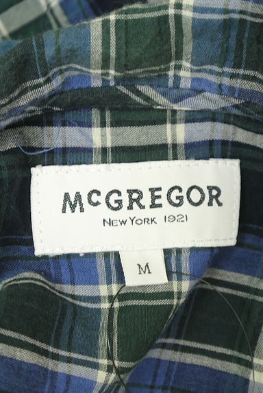 クリックで大画像表示 McGREGOR(マックレガー)の古着「チェック柄フーディーシャツ(カジュアルシャツ)」大画像6へ
