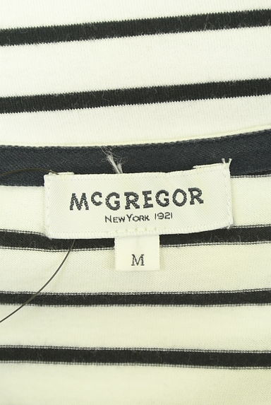 クリックで大画像表示 McGREGOR(マックレガー)の古着「刺繍入りボーダー柄カットソー(カットソー・プルオーバー)」大画像6へ