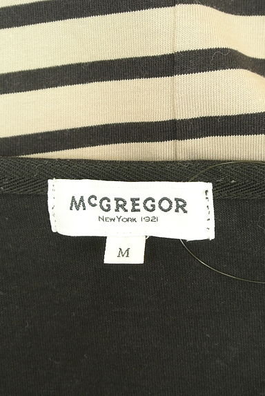 クリックで大画像表示 McGREGOR(マックレガー)の古着「パネルボーダー柄ドルマンカットソー(カットソー・プルオーバー)」大画像6へ