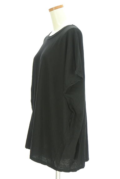 クリックで大画像表示 ZUCCa(ズッカ)の古着「綿麻アシメドルマンカットソー(カットソー・プルオーバー)」大画像3へ