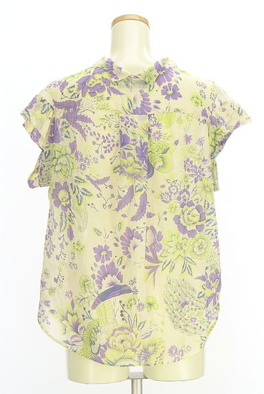 クリックで大画像表示 ZUCCa(ズッカ)の古着「花柄シアーブラウス(ブラウス)」大画像2へ