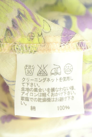 クリックで大画像表示 ZUCCa(ズッカ)の古着「花柄シアーブラウス(ブラウス)」大画像5へ