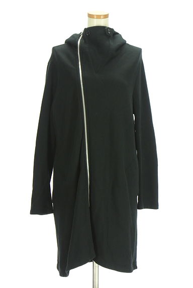 クリックで大画像表示 ZUCCa(ズッカ)の古着「ダブルジップロングスウェットパーカー(コート)」大画像1へ