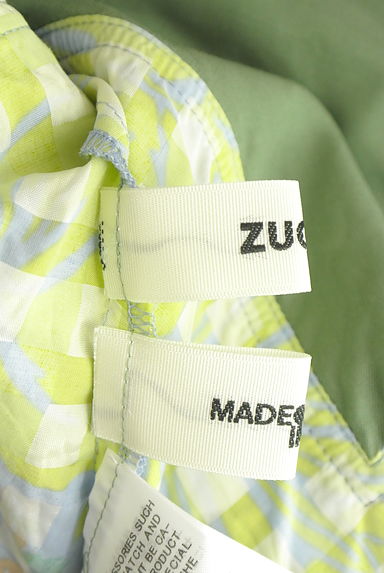 クリックで大画像表示 ZUCCa(ズッカ)の古着「裾別地切替半そでシャツ(ブラウス)」大画像6へ