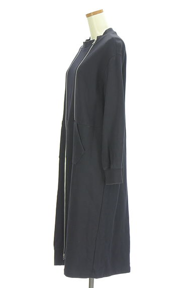 ZUCCa（ズッカ）の古着「ダブルファスナースウェットミモレワンピ（ワンピース・チュニック）」大画像３へ