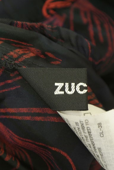 クリックで大画像表示 ZUCCa(ズッカ)の古着「チェック×花柄プリントミモレスカート(スカート)」大画像6へ
