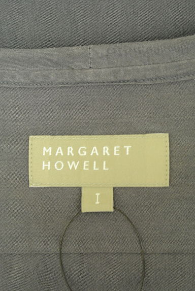 クリックで大画像表示 MARGARET HOWELL(マーガレットハウエル)の古着「5分袖ロングシャツワンピース(ワンピース・チュニック)」大画像6へ