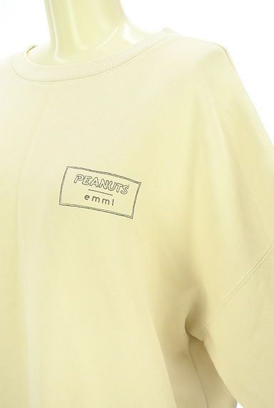 クリックで大画像表示 emmi atelier(エミ アトリエ)の古着「PEANUTSコラボオーバーサイズスウェット(スウェット・パーカー)」大画像4へ