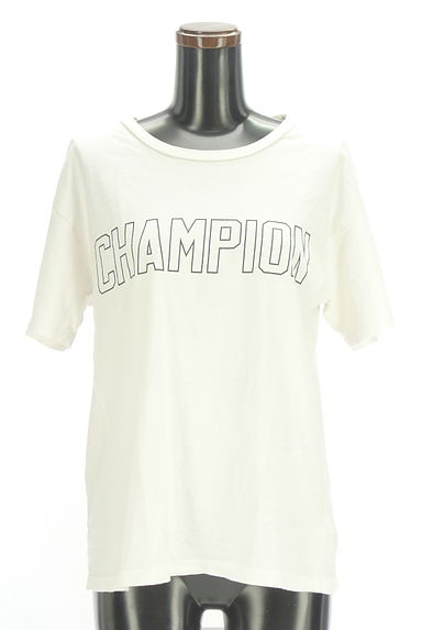 クリックで大画像表示 FRAY I.D(フレイアイディー)の古着「ChampionコラボロゴTシャツ(Tシャツ)」大画像1へ