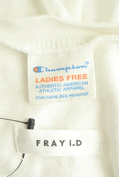 クリックで大画像表示 FRAY I.D(フレイアイディー)の古着「ChampionコラボロゴTシャツ(Tシャツ)」大画像6へ