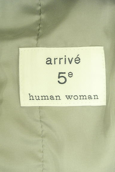 クリックで大画像表示 HUMAN WOMAN(ヒューマンウーマン)の古着「ロングフレアシャツワンピース(ワンピース・チュニック)」大画像6へ
