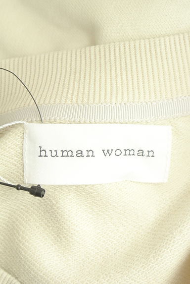 クリックで大画像表示 HUMAN WOMAN(ヒューマンウーマン)の古着「オーバーサイズノースリスウェット(スウェット・パーカー)」大画像6へ