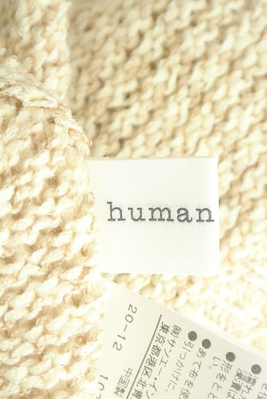 クリックで大画像表示 HUMAN WOMAN(ヒューマンウーマン)の古着「ローゲージニットカーディガン(カーディガン・ボレロ)」大画像6へ