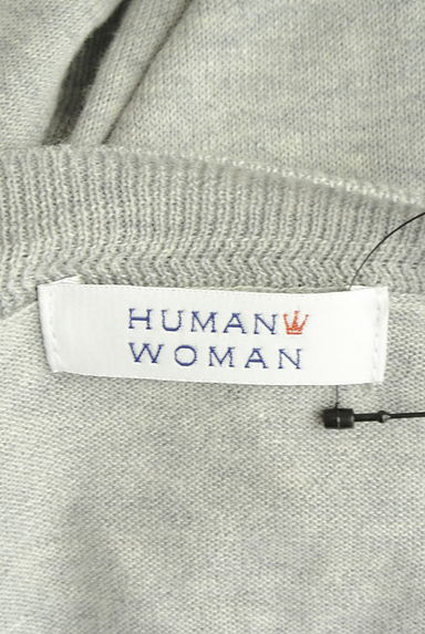 クリックで大画像表示 HUMAN WOMAN(ヒューマンウーマン)の古着「ラグランスリーブニット(ニット)」大画像6へ