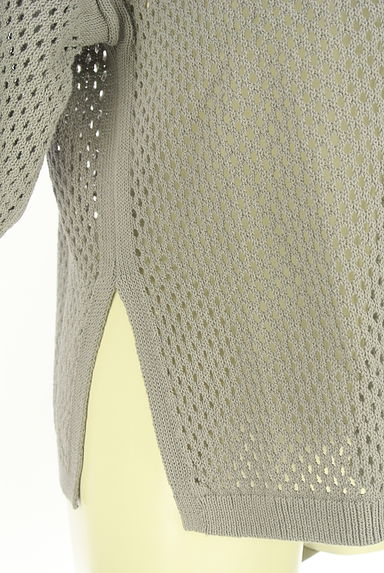 クリックで大画像表示 HUMAN WOMAN(ヒューマンウーマン)の古着「メッシュニットトップス(ニット)」大画像5へ