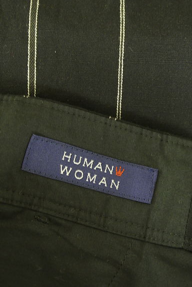 クリックで大画像表示 HUMAN WOMAN(ヒューマンウーマン)の古着「リネン混ストライプワイドパンツ(パンツ)」大画像6へ