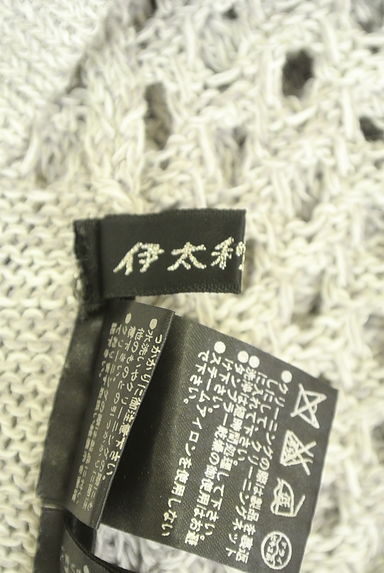伊太利屋（イタリヤ）の古着「ラインストーン付きメッシュニットトップス（ニット）」大画像６へ
