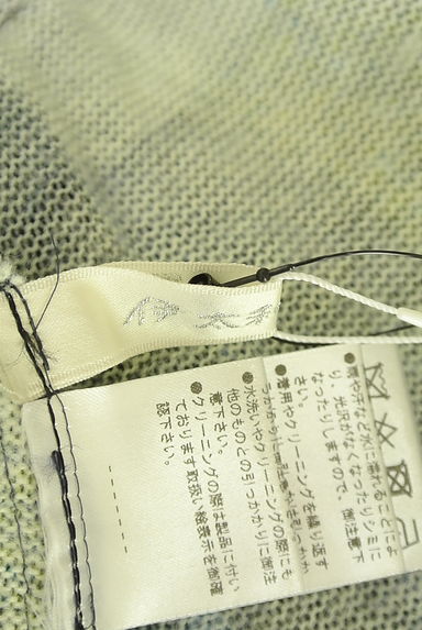 伊太利屋（イタリヤ）の古着「キルティング風切替チェックニット（ニット）」大画像６へ