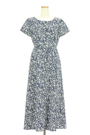 URBAN RESEARCH Sonny Label（サニーレーベル）の古着「ベルト付き花柄ロングシャツワンピース（ワンピース・チュニック）」大画像１へ